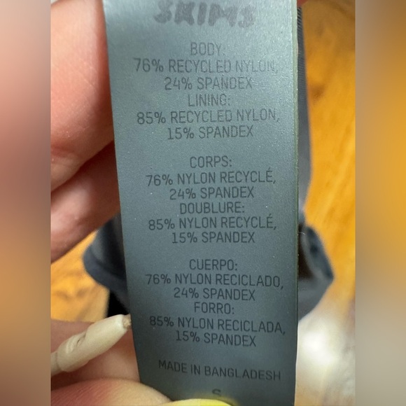 NWT SKIMS Swim One Shoulder Monokini gunmetal Gray Size small - Picture 6 of 9